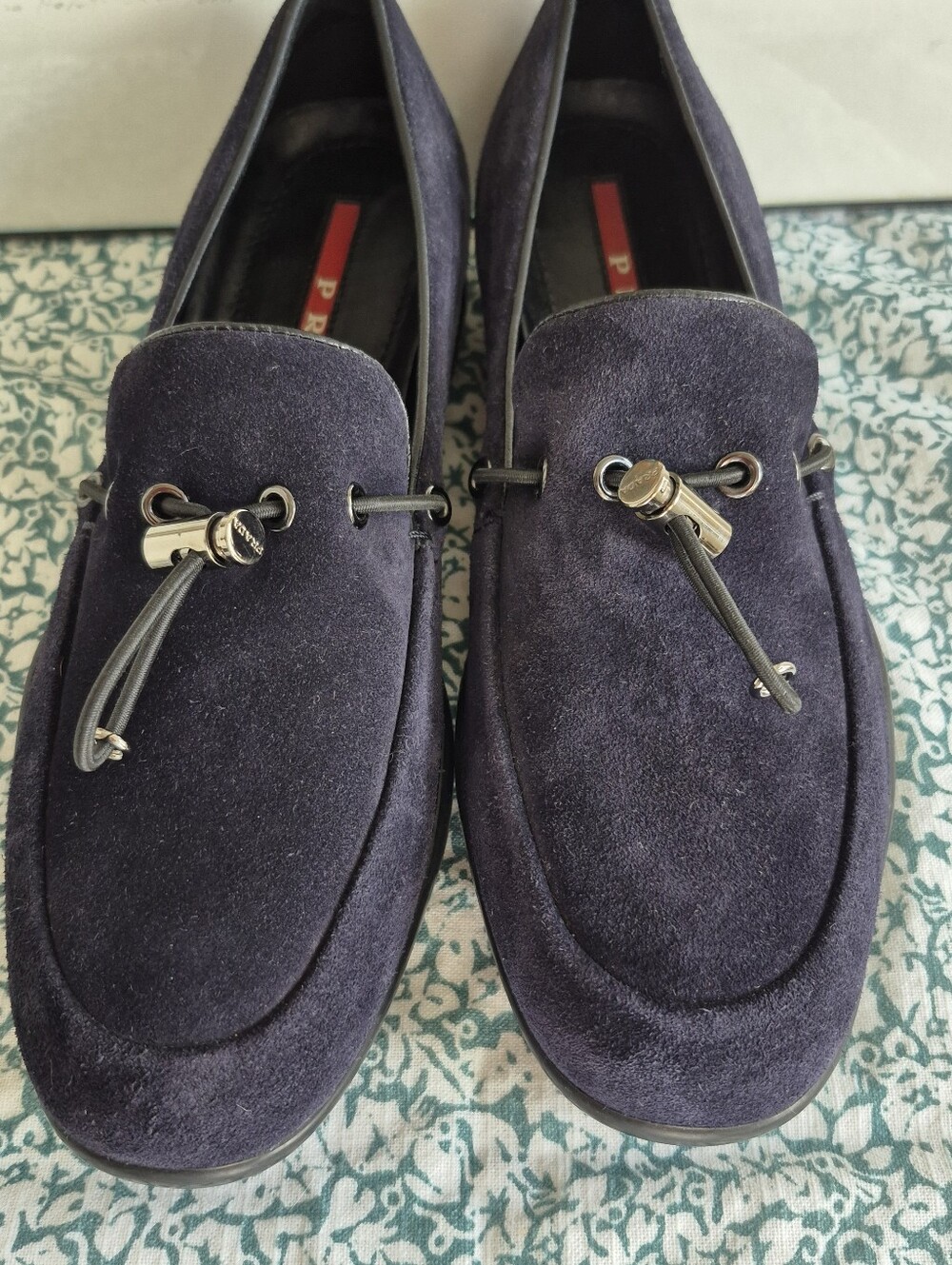 【READ! 】NEW ★AUTHENTIC PRADA suede Shoes - Picture 2 of 15